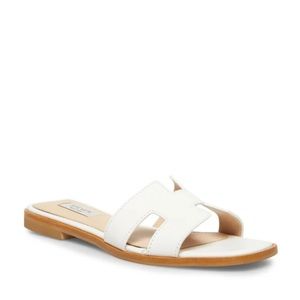 Steve Madden Haydn White Leather